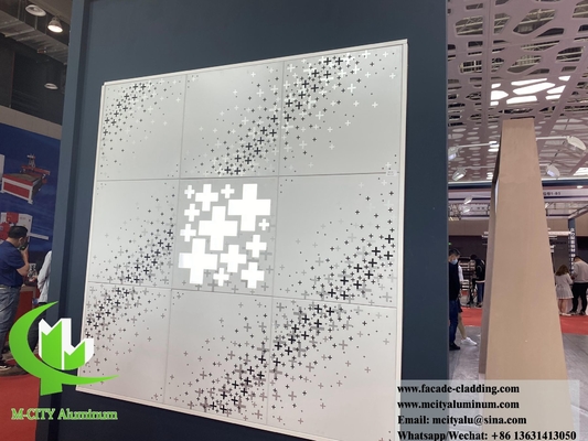 Decorazione del soffitto in lamiera di alluminio perforata