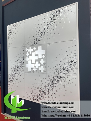 pannello di ombra in alluminio con rivestimento in PVDF