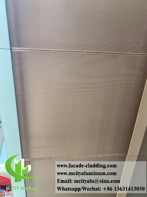 Decorazione del soffitto in colore oro PVDF