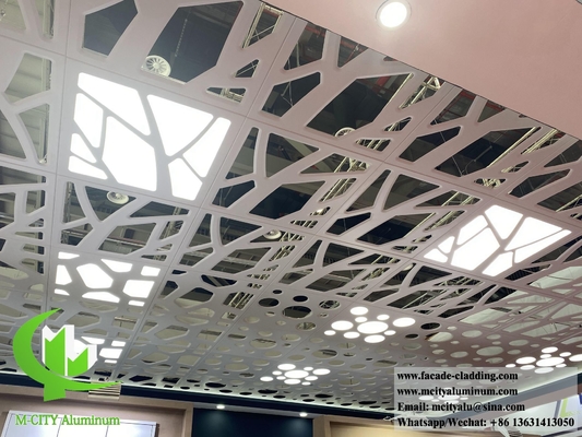 Schermo di metallo architettonico con modelli di taglio laser Lastra di alluminio Lastra di metallo da 3 mm