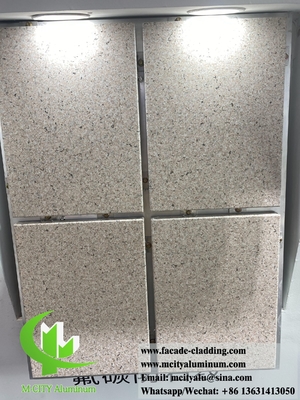 Cappotto in alluminio massiccio lamiera di metallo PVDF Rivestimento anti ruggine resistente per facciata esterna