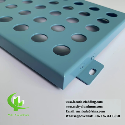 pannelli per pareti metalliche perforate per rivestimento del soffitto, maglie metalliche perforate ignifughe