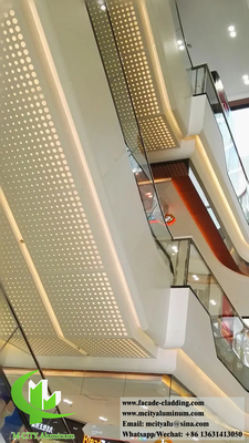 Fogli metallici per la decorazione delle pareti materiali di rivestimento architettonico a prova di fuoco resistenti