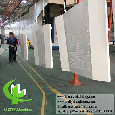 Fogli metallici per la decorazione delle pareti materiali di rivestimento architettonico a prova di fuoco resistenti