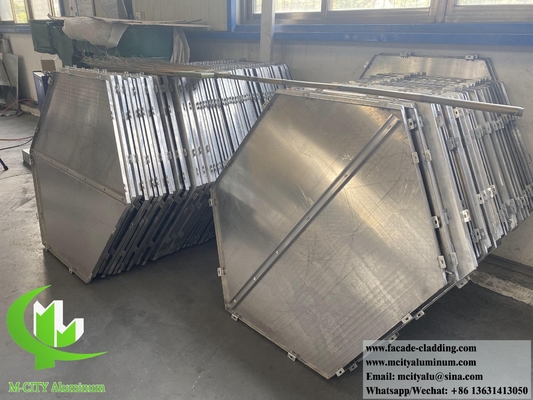 3D metallo rivestimento lamiera di alluminio massiccio per la decorazione dei muri interni