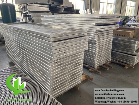 pannelli per pareti metalliche perforate schermo in alluminio per pareti per rivestimenti di facciate