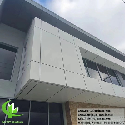 Architettura pannelli murali in metallo rivestimento in alluminio massiccio PVDF facciate sistema ignifugo
