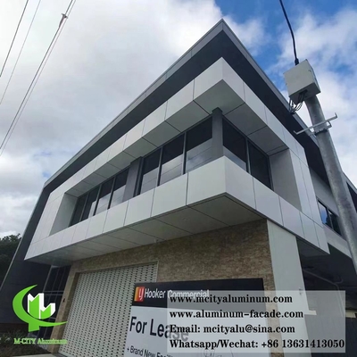 Architettura pannelli murali in metallo rivestimento in alluminio massiccio PVDF facciate sistema ignifugo