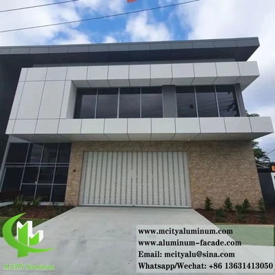 Architettura pannelli murali in metallo rivestimento in alluminio massiccio PVDF facciate sistema ignifugo