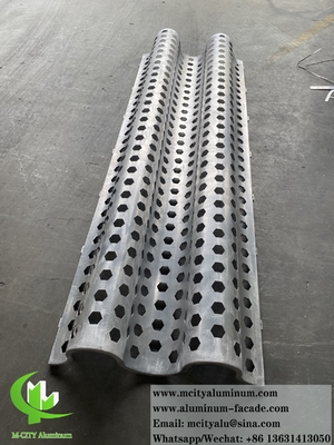 pannello di ombra in alluminio con rivestimento in PVDF