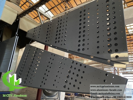 Alumini 1100/3003 Faccata perforata con metodo di installazione variabile