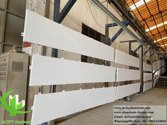 Architettura pannelli murali in metallo di alluminio massello foglio di fascia sistema di facciata rivestito decorazione