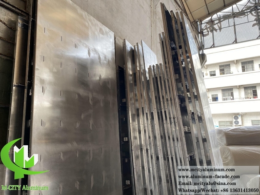 Architettura Rivestimenti metallici per pareti per soffitti Materiali durevoli in alluminio solido