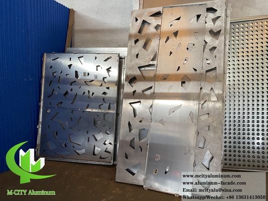 Dischi perforati in metallo schermo in alluminio materiale da costruzione architettonico decorazione