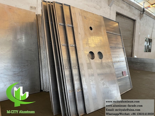 Dischi perforati in metallo schermo in alluminio materiale da costruzione architettonico decorazione