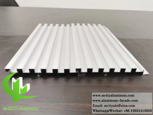 Profili di alluminio per architettura pannelli di pareti metallici pannelli ondulati di alluminio