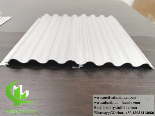Profili di alluminio per architettura pannelli di pareti metallici pannelli ondulati di alluminio
