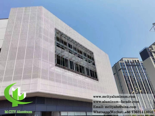 Schermo di metallo perforato per architettura per rivestimenti murali