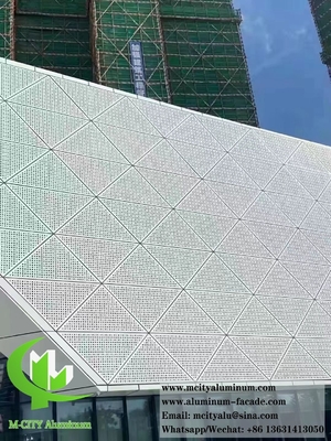 Alumini 1100/3003 Faccata perforata con metodo di installazione variabile