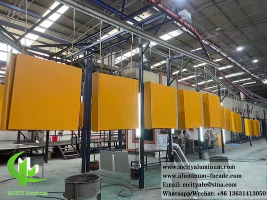 Fogli di alluminio per la decorazione delle facciate