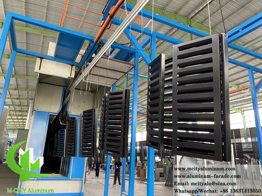 Prezzo buono Copertura per condizionatore d'aria in alluminio verniciato a polvere con motivi personalizzabili e spessore da 1,5-10 mm per la protezione delle pompe di calore in linea