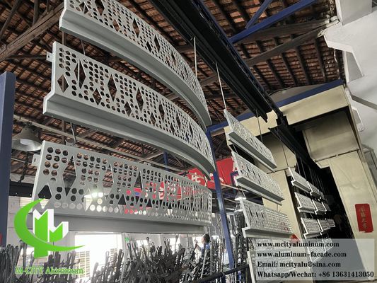 Prezzo buono Lastra di alluminio tagliata a CNC con rivestimento a polvere di 3 mm di spessore per design di rivestimenti murali personalizzabili in linea