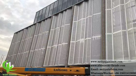 Prezzo buono Capa di metallo CNC di alluminio perforato a lamiera di metallo per la decorazione delle facciate in linea