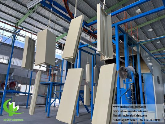 Prezzo buono Pannello di rivestimento in alluminio verniciato a polvere antiruggine su misura per facciate e rivestimenti murali in metallo in linea