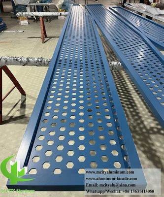 Prezzo buono Pannello di facciata in alluminio perforato verniciato a polvere con design personalizzabili in formato 1200x2400mm in linea