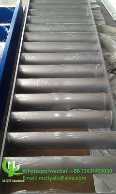 Prezzo buono Louver Aerodinamico Ovale in Alluminio Verniciato a Polvere Lega 6063-T5/T6 per Facciate Continue in linea