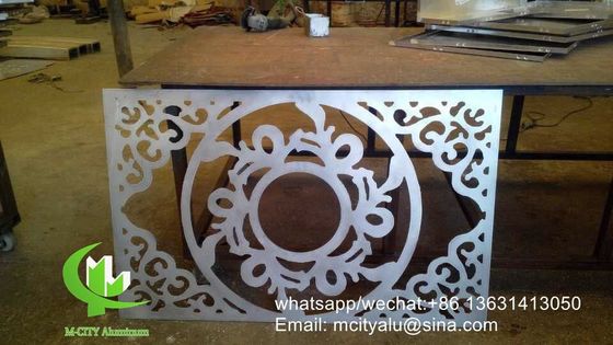 Prezzo buono Pannello in alluminio perforato verniciato a polvere con motivi personalizzati per rivestimenti di facciata in 1000x2000mm in linea