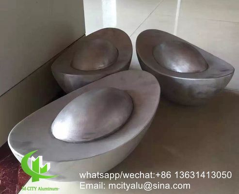 Prezzo buono Pannello di rivestimento in alluminio su misura con finitura PVDF per facciate continue in formato 1000x2000mm in linea