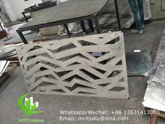 Prezzo buono Pannello di alluminio perforato rivestito in polvere di 3 mm di spessore per rivestimento di facciata con disegni personalizzati in linea