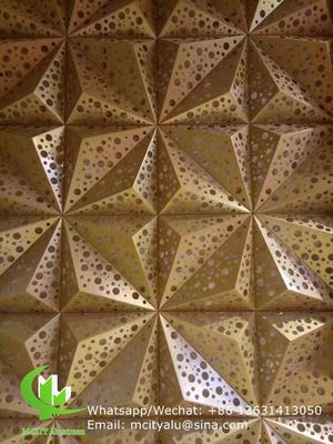 Prezzo buono Pannello di taglio laser in alluminio rivestito in polvere con colori RAL personalizzati in 1000x2000mm per facciata decorativa in linea