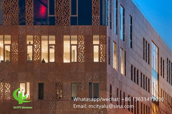 Prezzo buono Lamiera di alluminio perforata verniciata PVDF spessa 2 mm per pannelli di facciata personalizzati e rivestimenti murali in linea