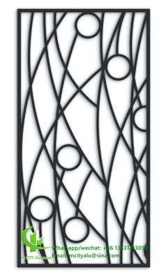 Prezzo buono pannello perforato in alluminio metallico pannello a schermo tagliato al laser per decorazione delle finestre in linea