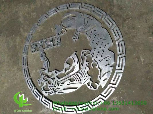 Prezzo buono pannelli perforati in alluminio per la decorazione degli schermi con lamiere di metallo da 3 mm con apparecchi di taglio laser in linea