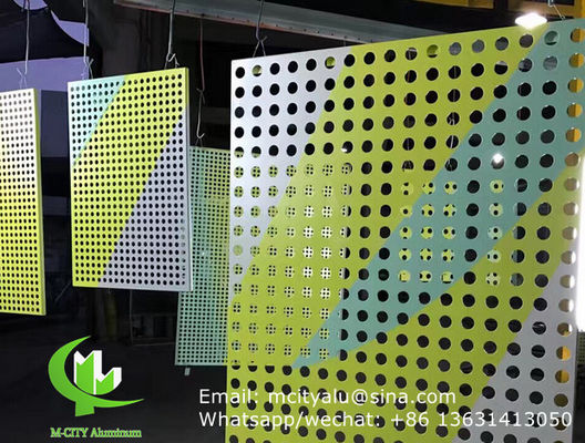 Prezzo buono Pannello Facciata in Alluminio Perforato con Rivestimento a Polvere, Motivi Personalizzati, 1000x2000mm in linea