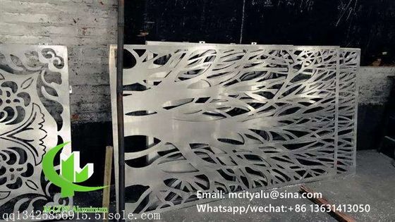 Prezzo buono 2 mm di spessore pannello a parete cavo in alluminio rivestito in polvere per rivestimento di facciata perforata a modello personalizzato in linea