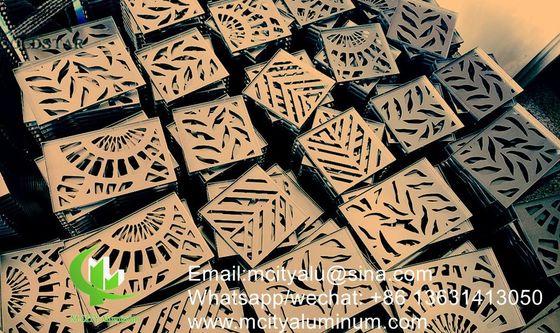 Prezzo buono Pannello di rivestimento in alluminio verniciato a polvere con colori RAL personalizzati, spessore da 1,5-10 mm per facciate e facciate continue in linea