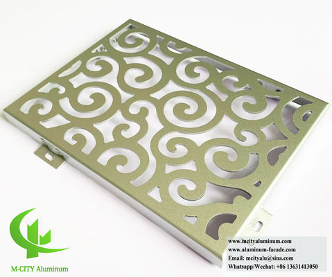 Prezzo buono Pannello di rivestimento in alluminio perforato rivestito in polvere 1200x2400 mm per facciata in alluminio architettonico in linea