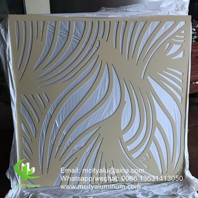 Prezzo buono Pannello di facciata in alluminio verniciato a polvere con punzonatura a torretta CNC e colori RAL personalizzati per rivestimenti edilizi in linea