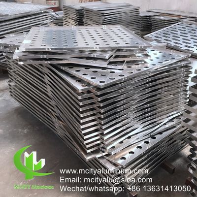 Prezzo buono pannelli perforati in alluminio facciata rivestimento murale pannello esterno copertura edilizia per edificio o soffitto in linea
