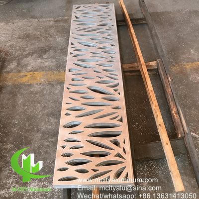 Prezzo buono Pannello perforato in alluminio da 2 mm con superficie rivestita in polvere e colori RAL personalizzati per rivestimenti decorativi per facciate in linea