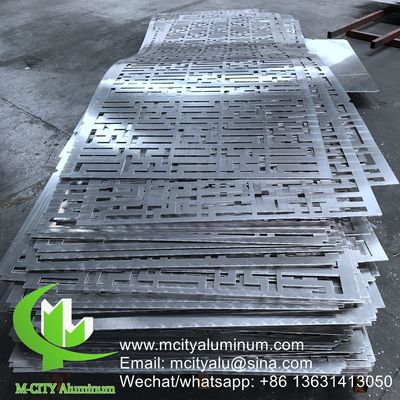 Prezzo buono Pannello perforato in alluminio da 2 mm con superficie rivestita in polvere e colori RAL personalizzati per rivestimenti decorativi per facciate in linea