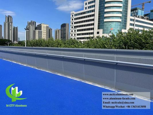 Prezzo buono PVDF Paint Perforated Aluminum Facade Panel con disegni personalizzabili e spessore di 3 mm per decorazioni esterne in linea