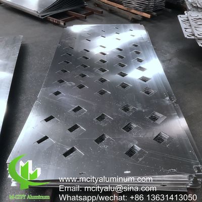 Prezzo buono Pannello di facciata di alluminio perforato rivestito in polvere con modelli personalizzabili e spessore 1,5-10 mm in linea