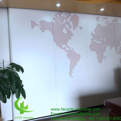 Prezzo buono Pannello di alluminio perforato rivestito in polvere con colori RAL personalizzati per rivestimento di facciata in dimensioni 1000x2000mm in linea