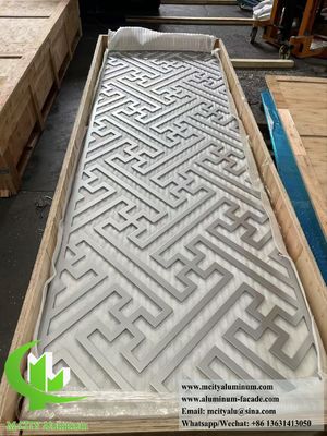 Prezzo buono Pareti metalliche da 10 mm con disegni tagliati al laser in linea