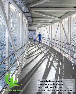 Prezzo buono Griglia di alluminio estesa rivestita in polvere di spessore di 2 mm per rivestimenti esterni e decorazioni in linea